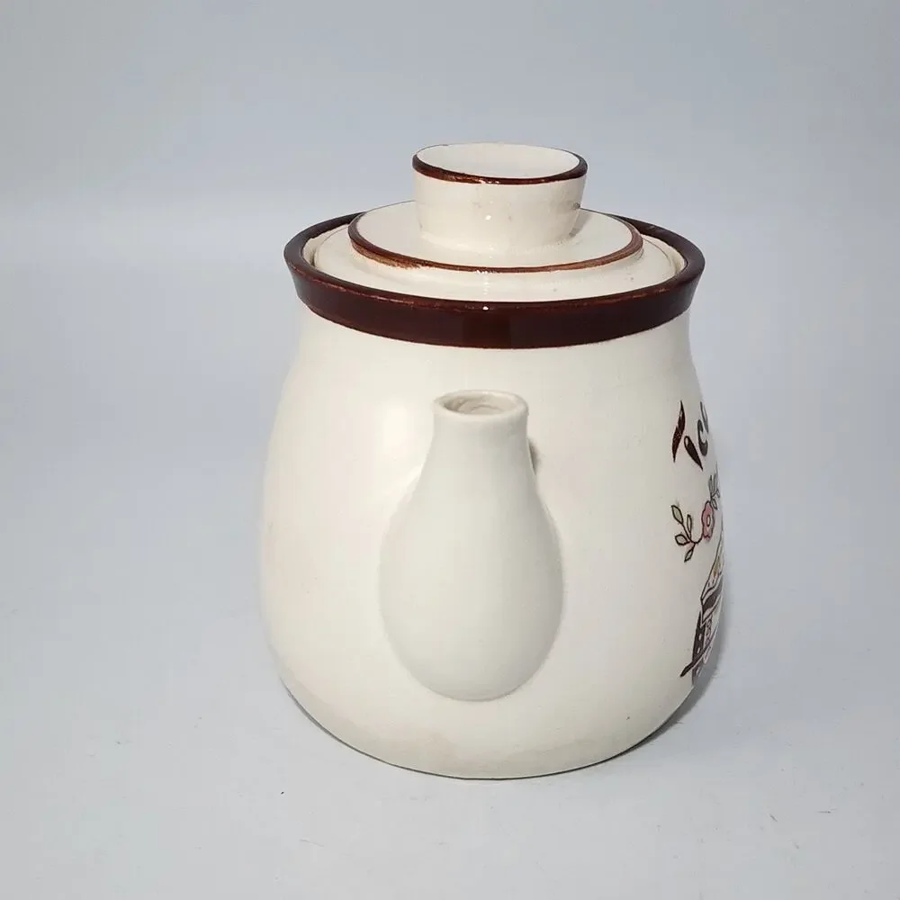 Vintage Tilso Japan Tea Bag Tea Pot Storage Pitcher Jar